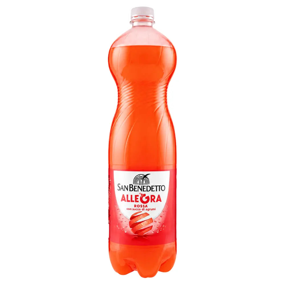 San Benedetto-frisdrankfles met rood fruit