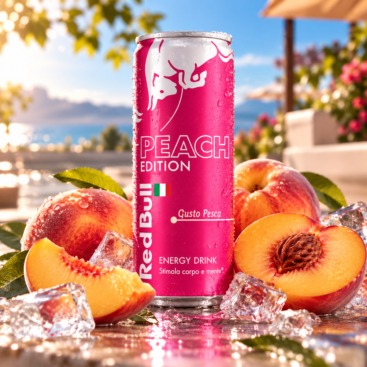 Red Bull Energy Drink De Perzik-editie