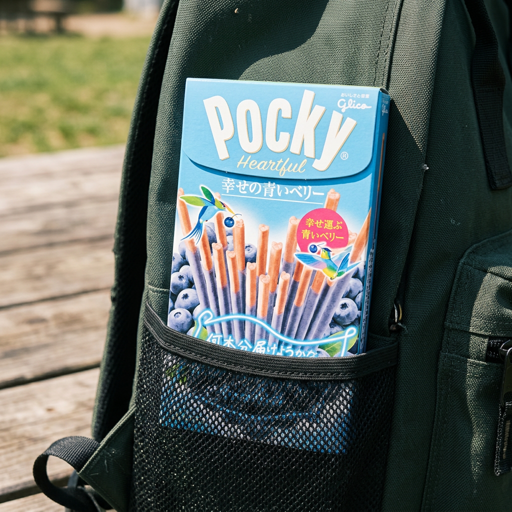 Glico Pocky Heartful Bosbes