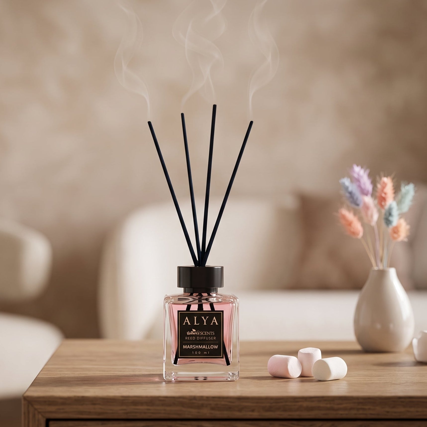 Alya Reed Diffuser Marshmallow