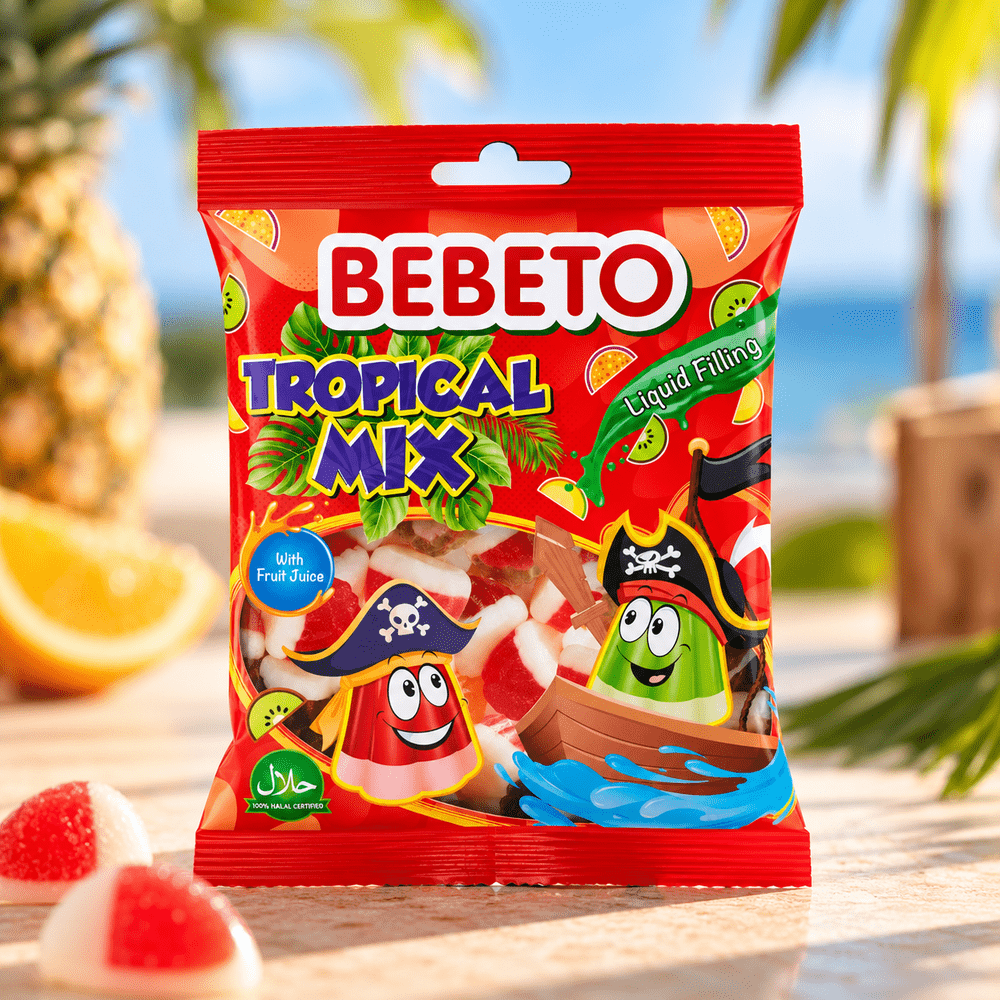 Bebeto Jelly Tropical Mix