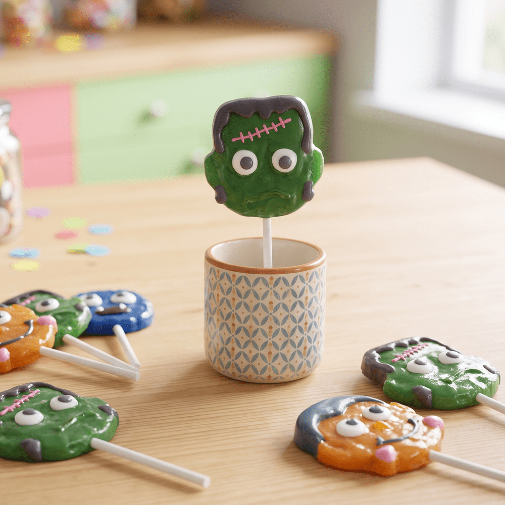 Becky's Monster Lollipops Aardbei Appel Bubble Gum