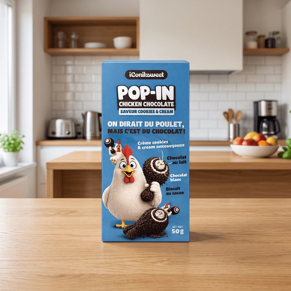 Iconiksweet Pop-In Chicken Cookies Cream