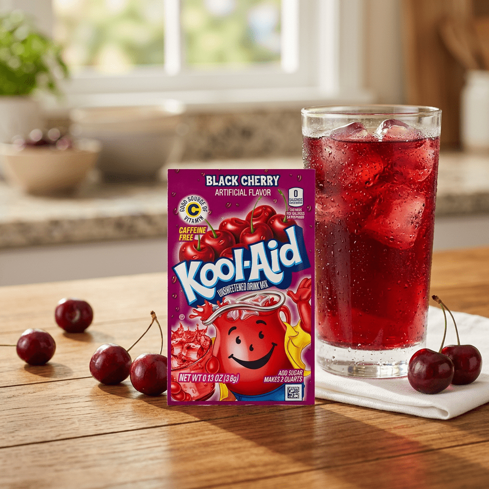 Kool Aid Zwarte Kers (6 Stuks)