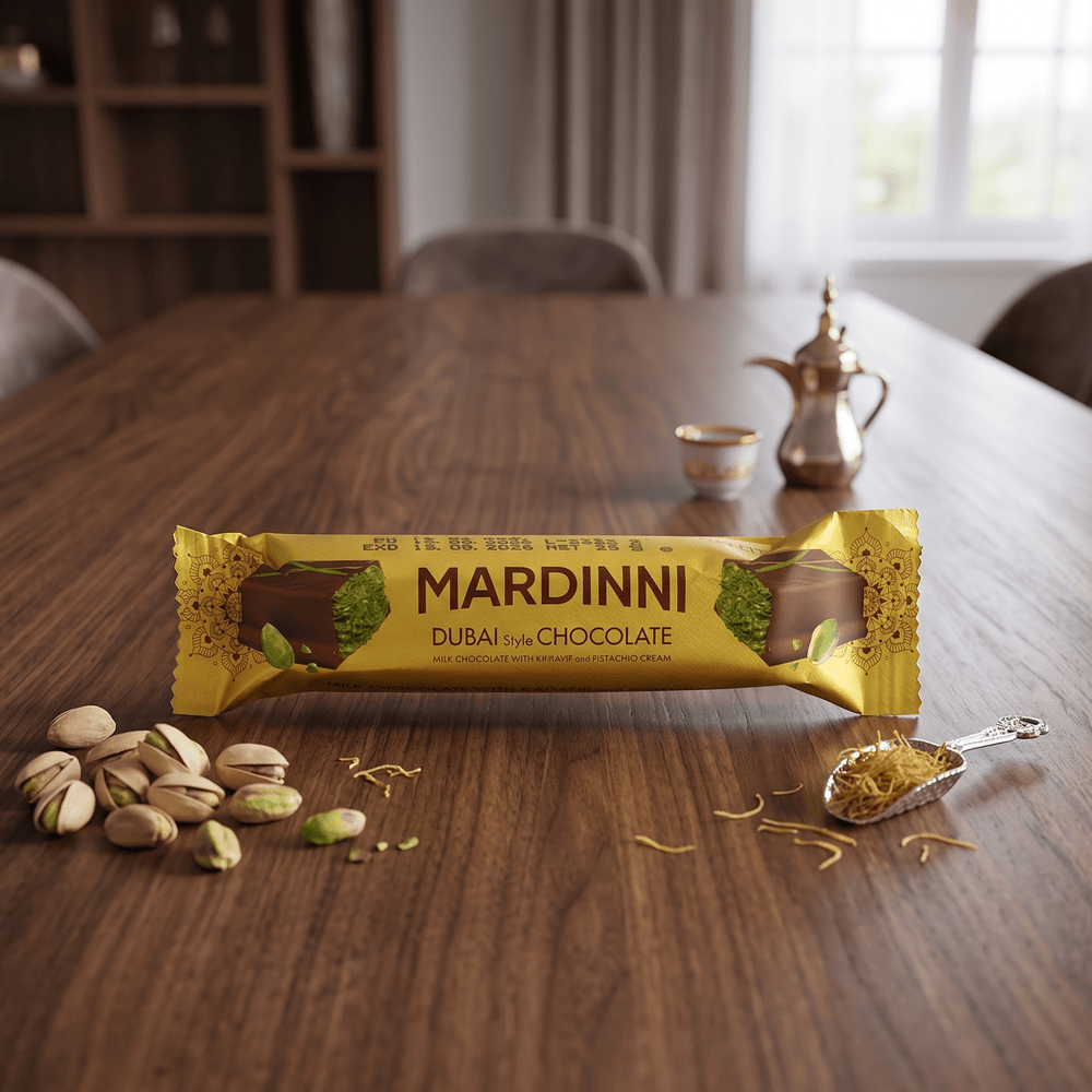 Mardinni Dubai Chocolate With Kunafa & Pistachio Cream Small