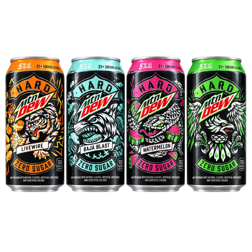 Mountain Dew Hard Mix 5% alcohol - 1 blikje
