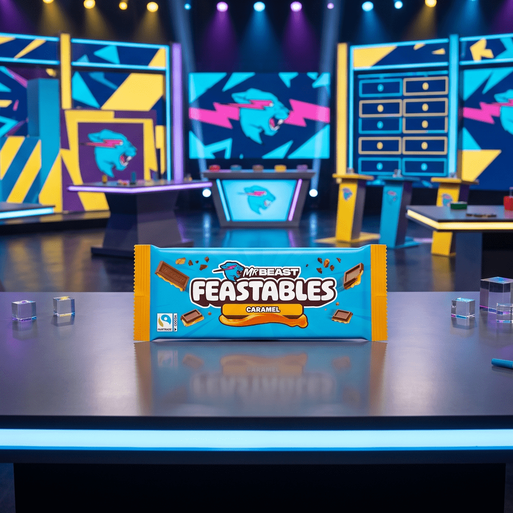 Mr Beast Feastables Chocolate Caramel