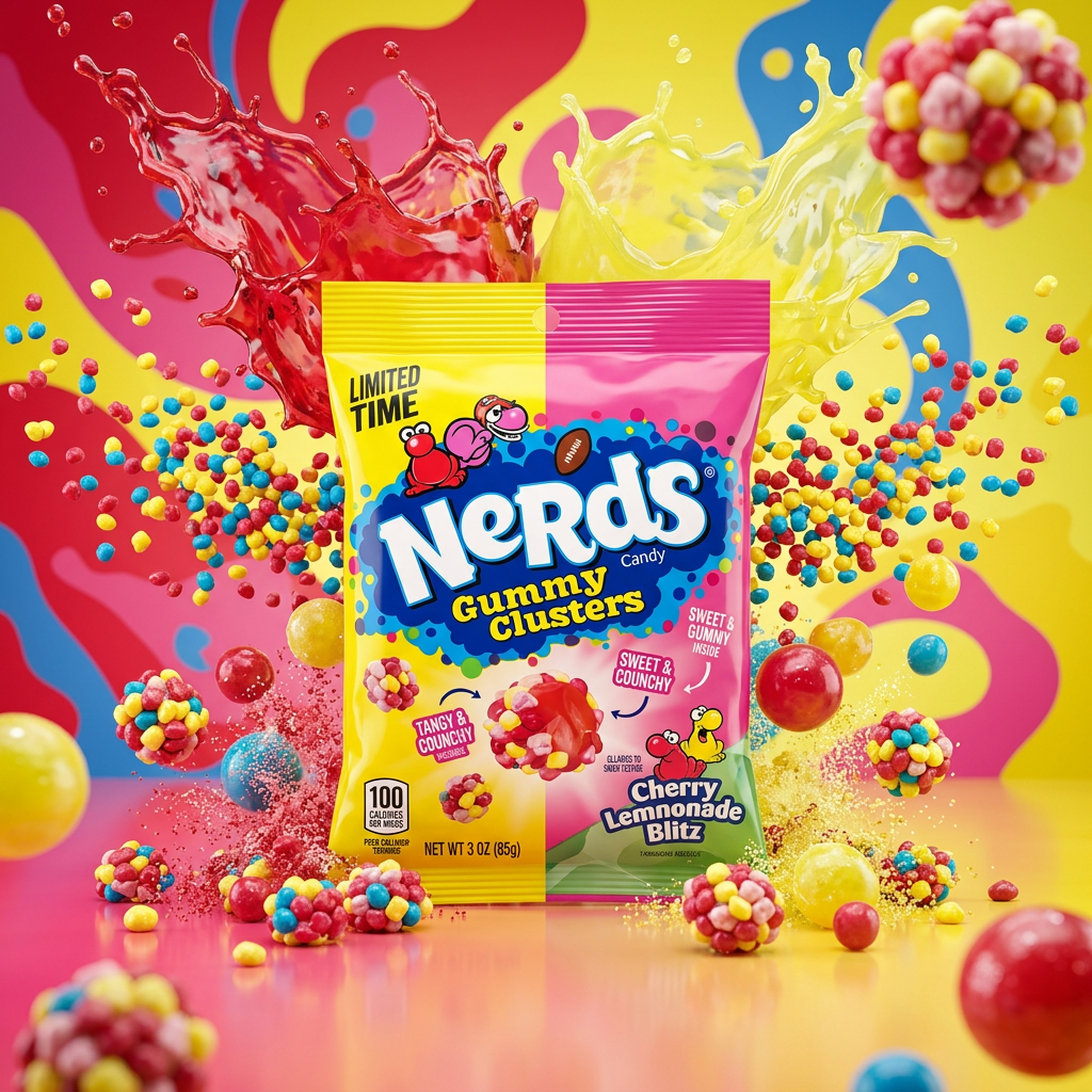 Nerds Gummy Clusters Candy Cherry Limonade
