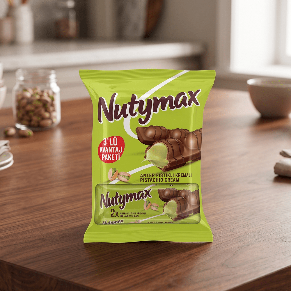 Nutymax Wafer With Pistachio Cream x 3