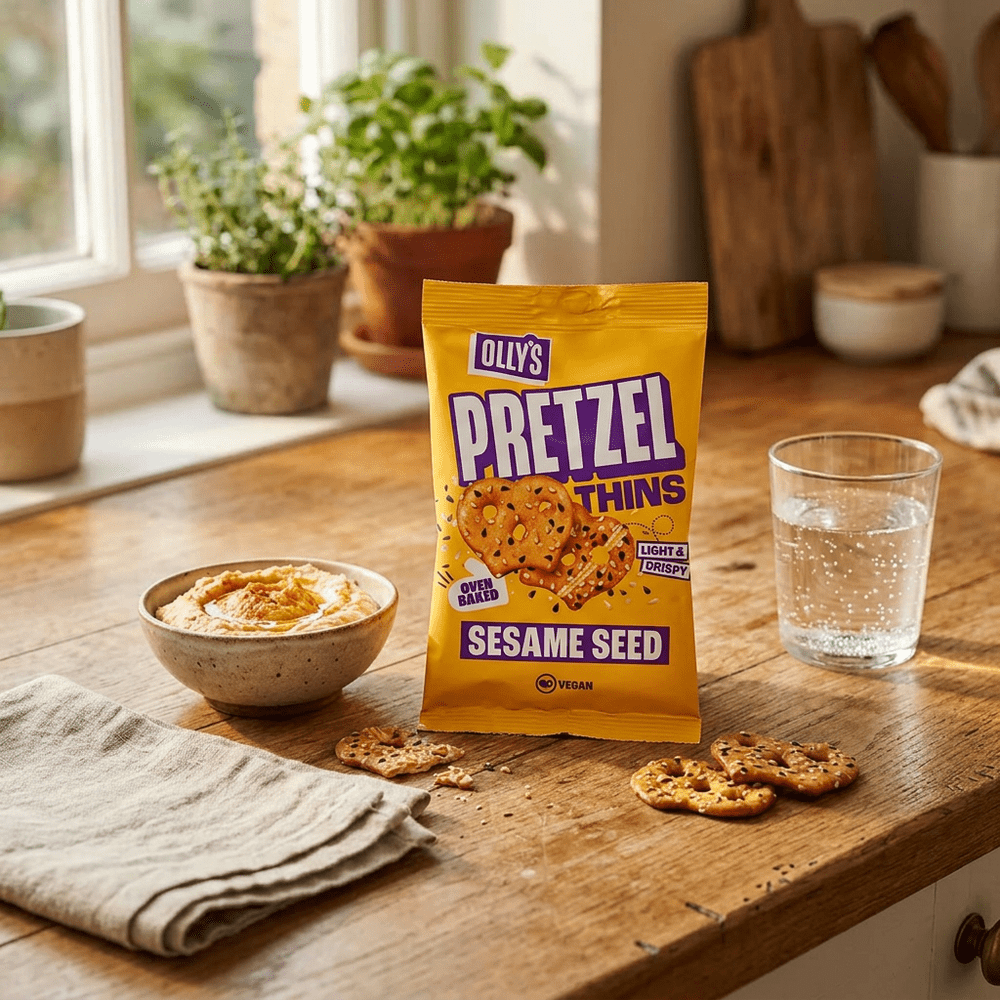 Olly's Pretzel Thins Multi Zaad & Sesam