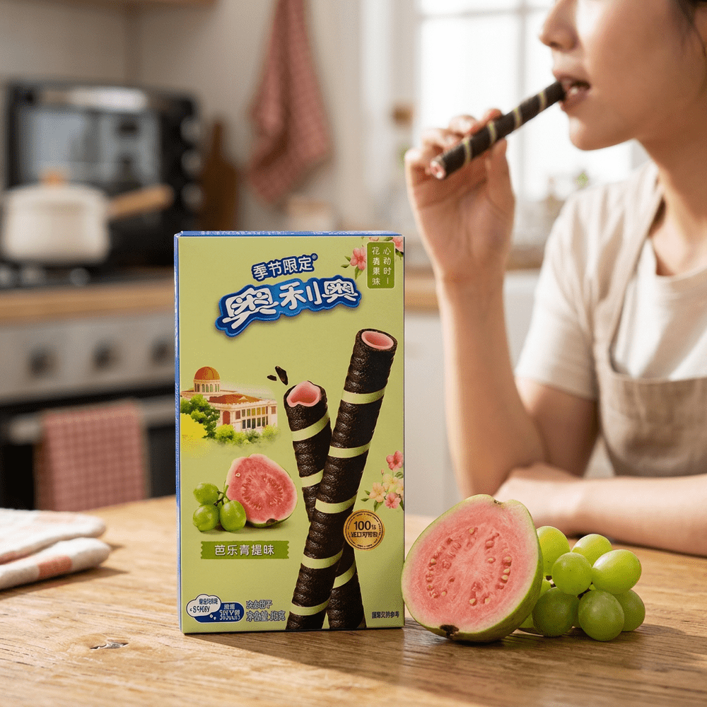Oreo Crispy Roll Guava Green Grape