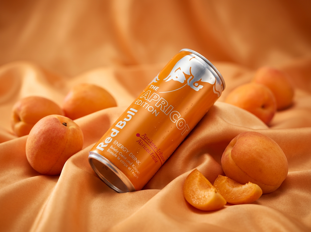 <tc>Red Bull</tc> Energiedrankje met abrikozensmaak &  Aardbei