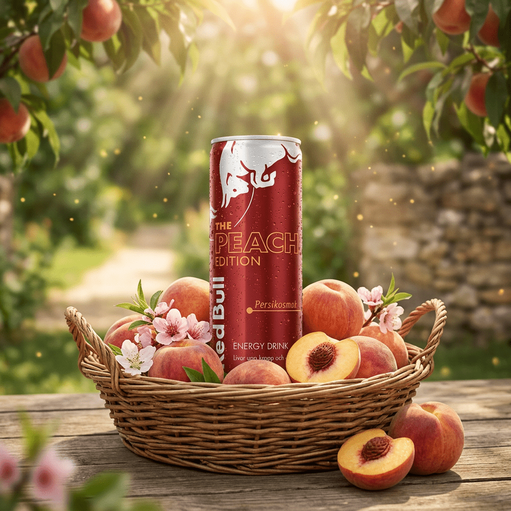 Red Bull Energy Drink Peach - My American Shop