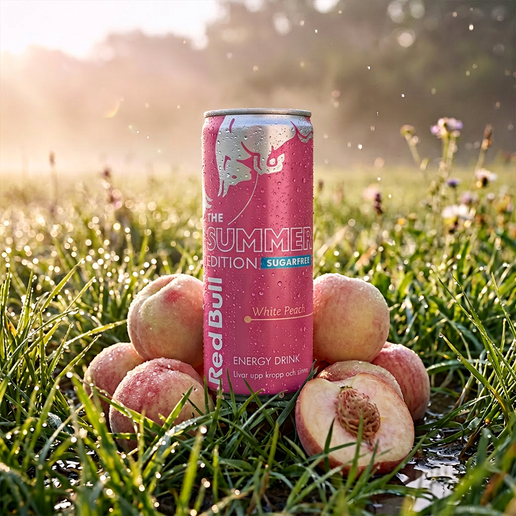 <tc>Red Bull</tc> Energiedrank Zomereditie Suikervrije Witte Perzik