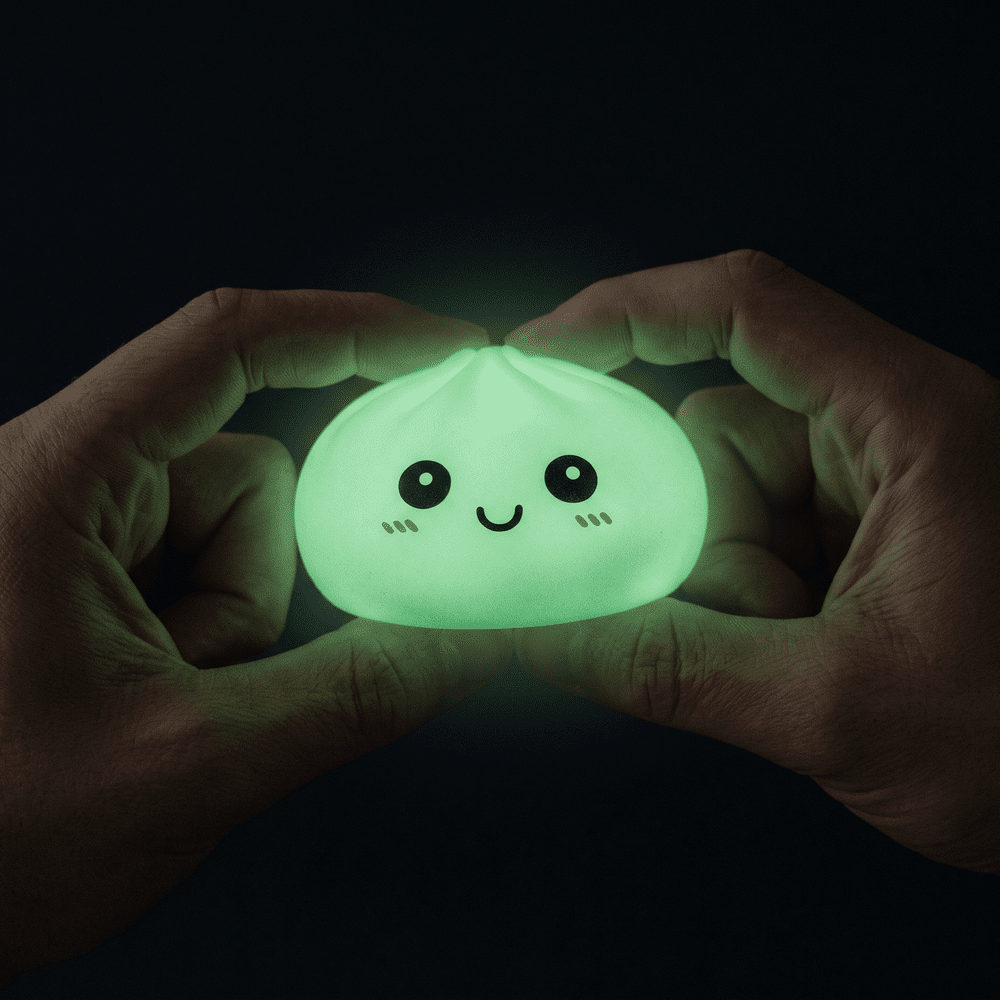 Squishy Bun Toy Glow In The Dark M