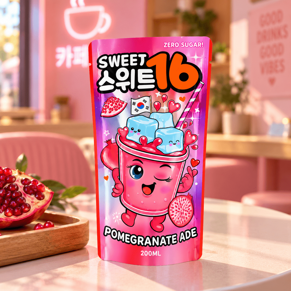 Sweet16 Pomegranate Ade Zero Sugar