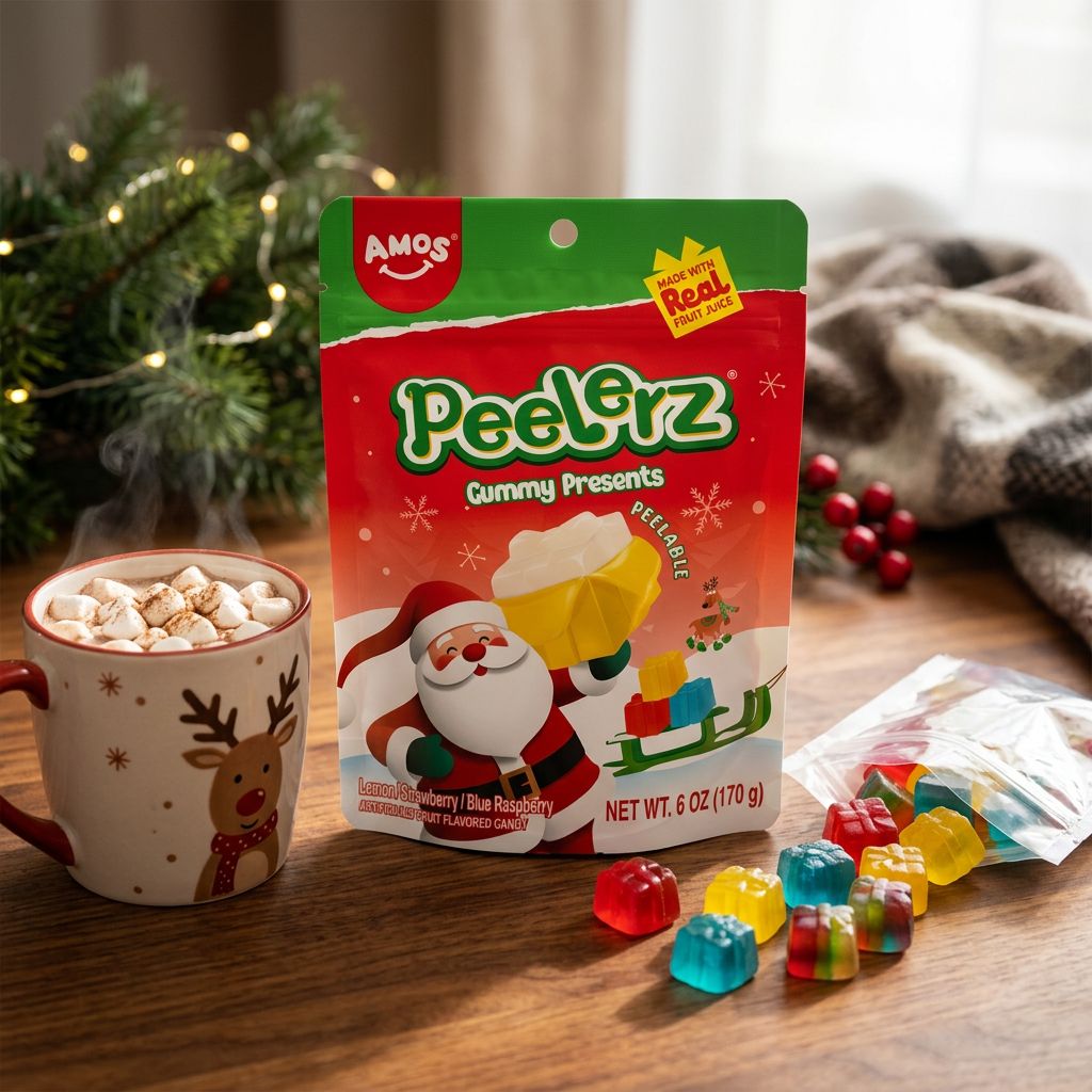 Amos Peelerz gummi-kerstcadeautjes