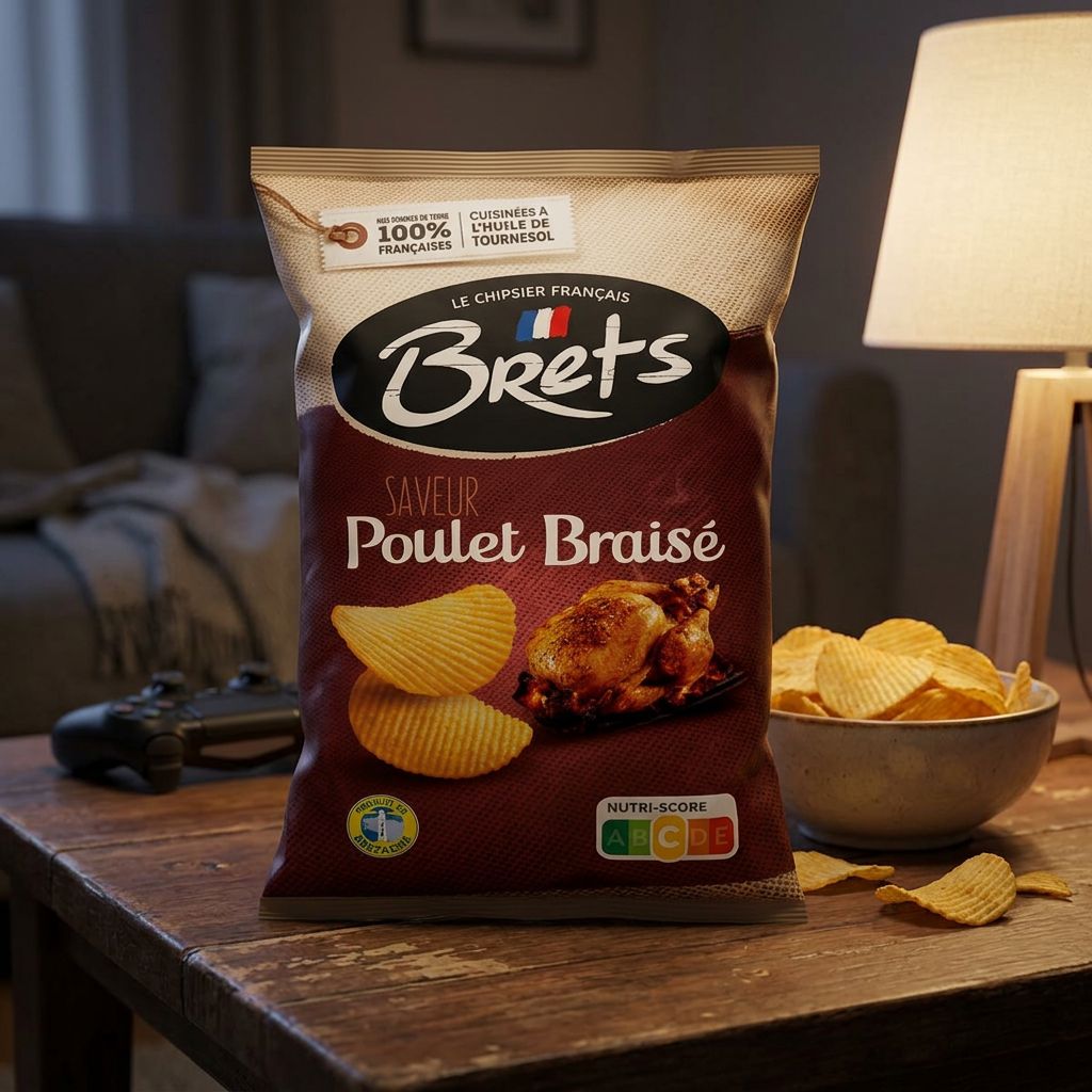 Gestoofde kip met Brets-smaak
