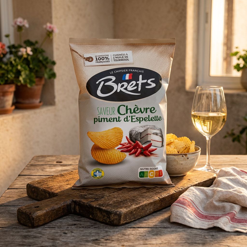 Brets smaakt geitenkaas met chili