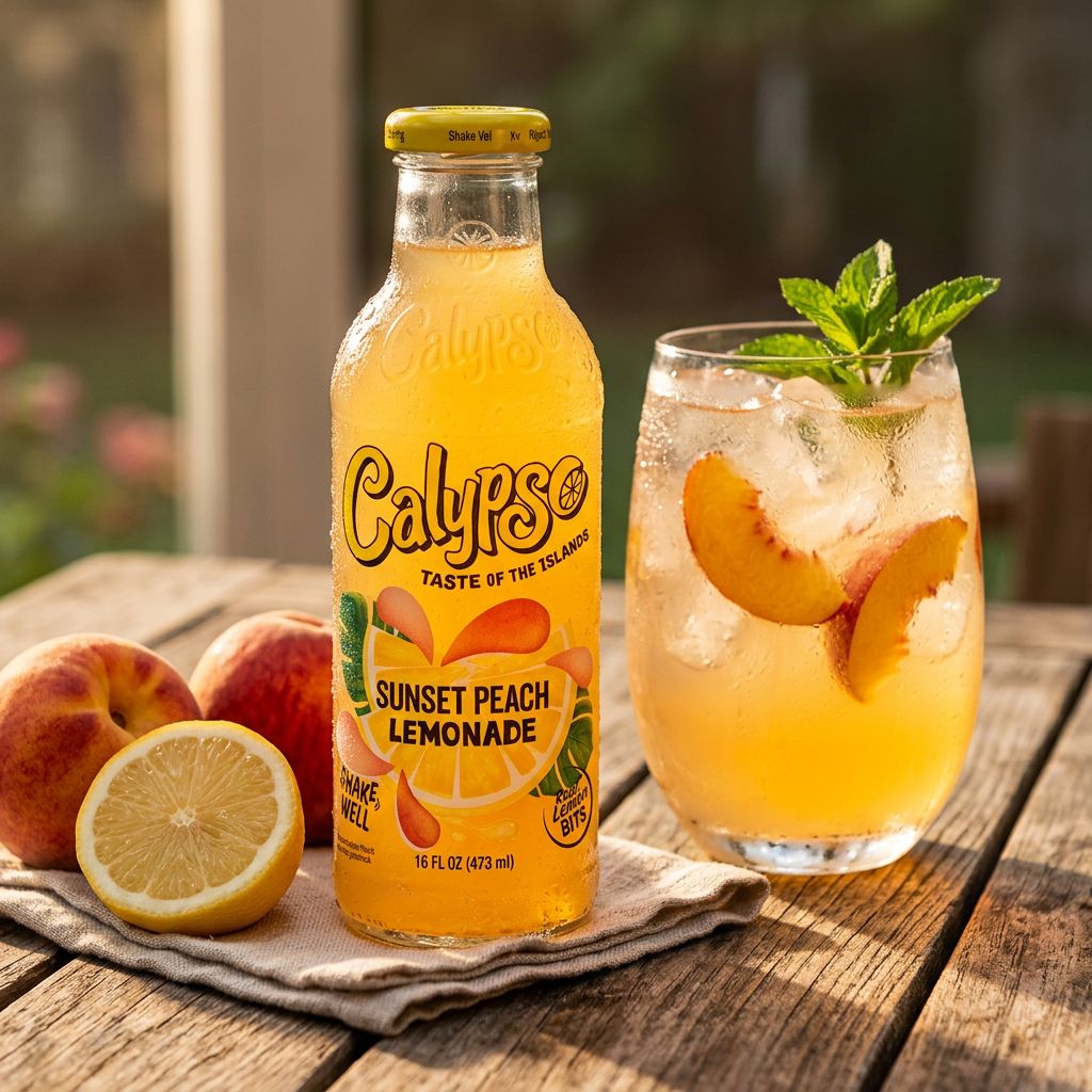 Calypso limonade zonsondergang perzik
