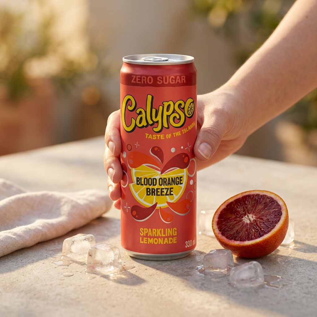 Calypso sprankelende limonade bloedsinaasappelbries nul suiker