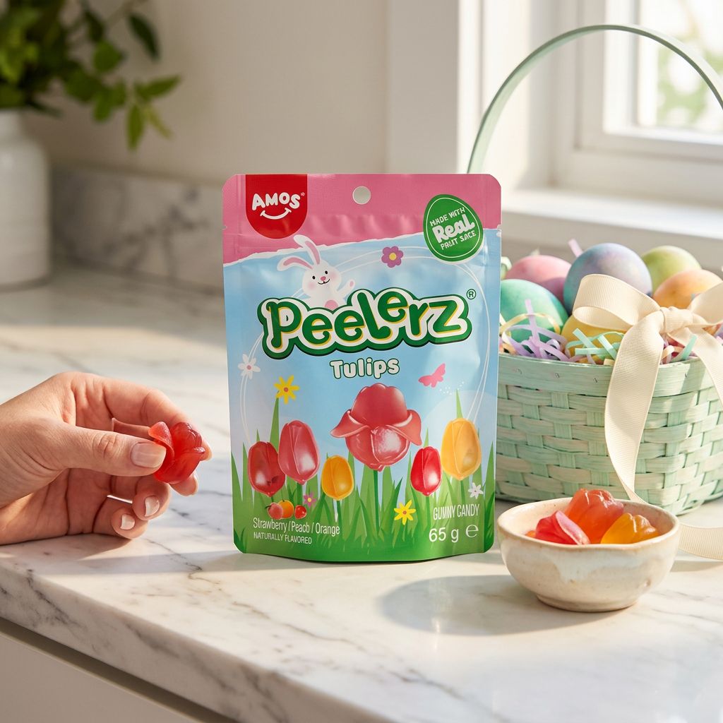 Candy Amos Peelerz Gummy Tulpen Pasen
