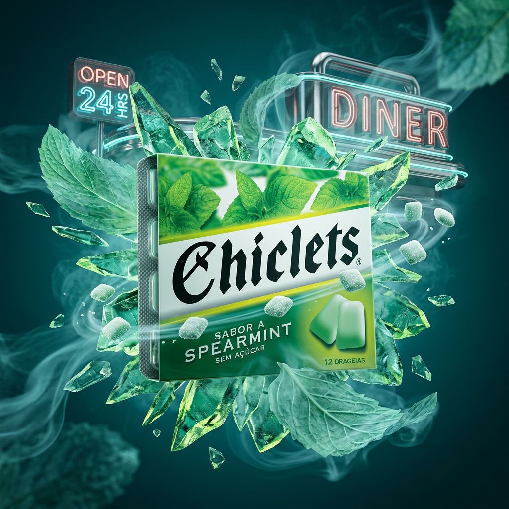 Chiclets Spearmint, chewing-gum pastilles menthe verte importé des USA, disponible sur My American Shop