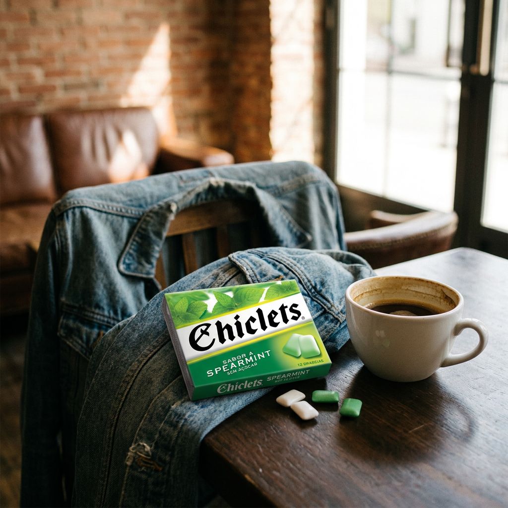 Groene munt chiclets