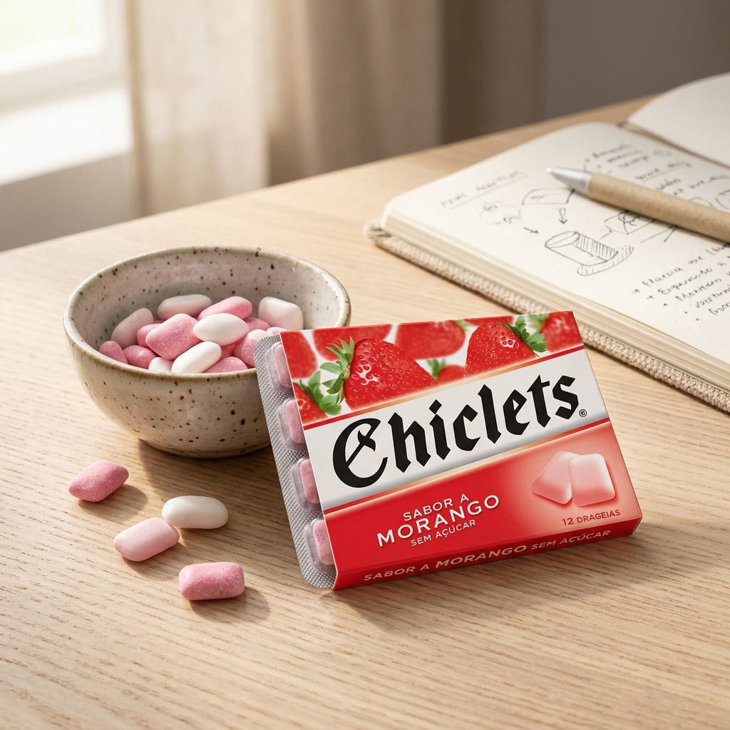Aardbeien Chiclets