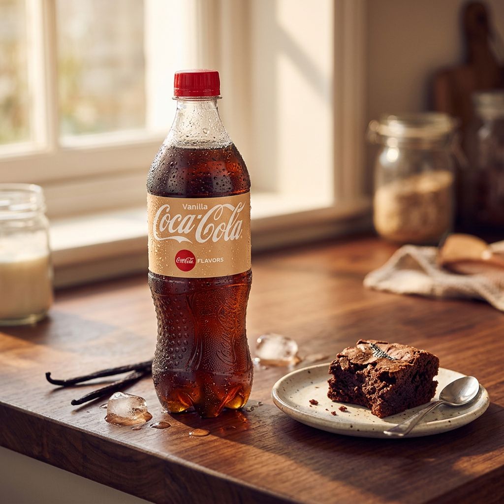 Coca Cola Fles Vanille