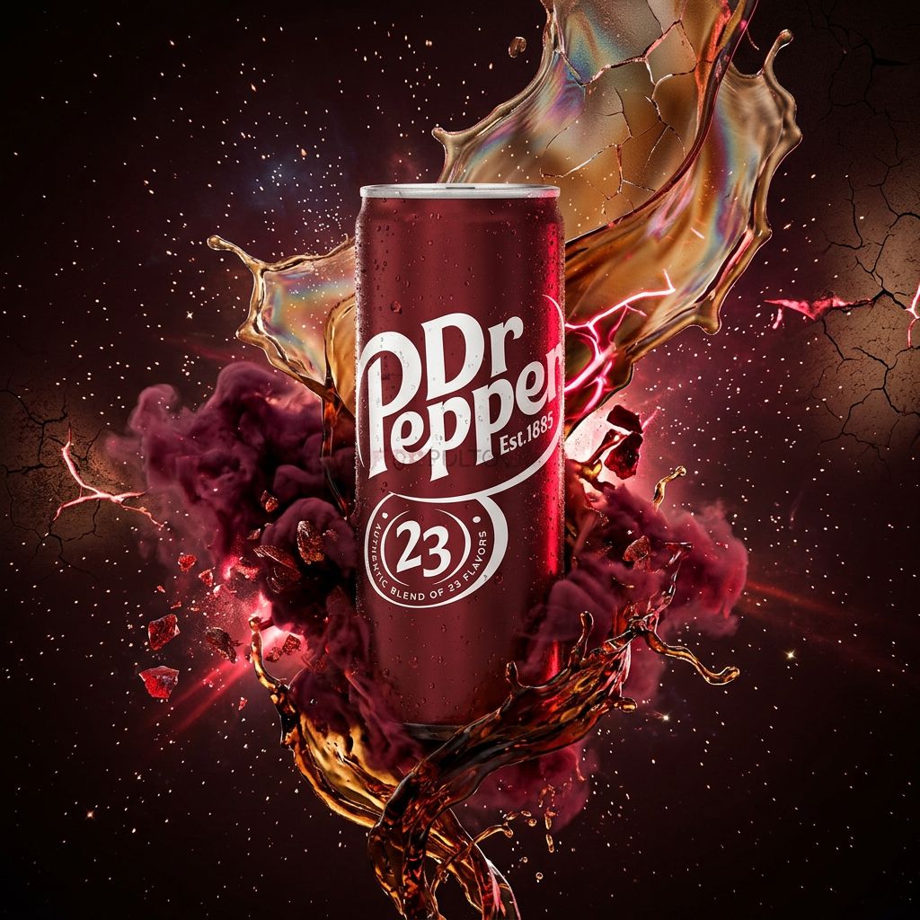 Dr Pepper Slim Can Original, soda américain aux 23 arômes, format canette slim, disponible sur My American Shop