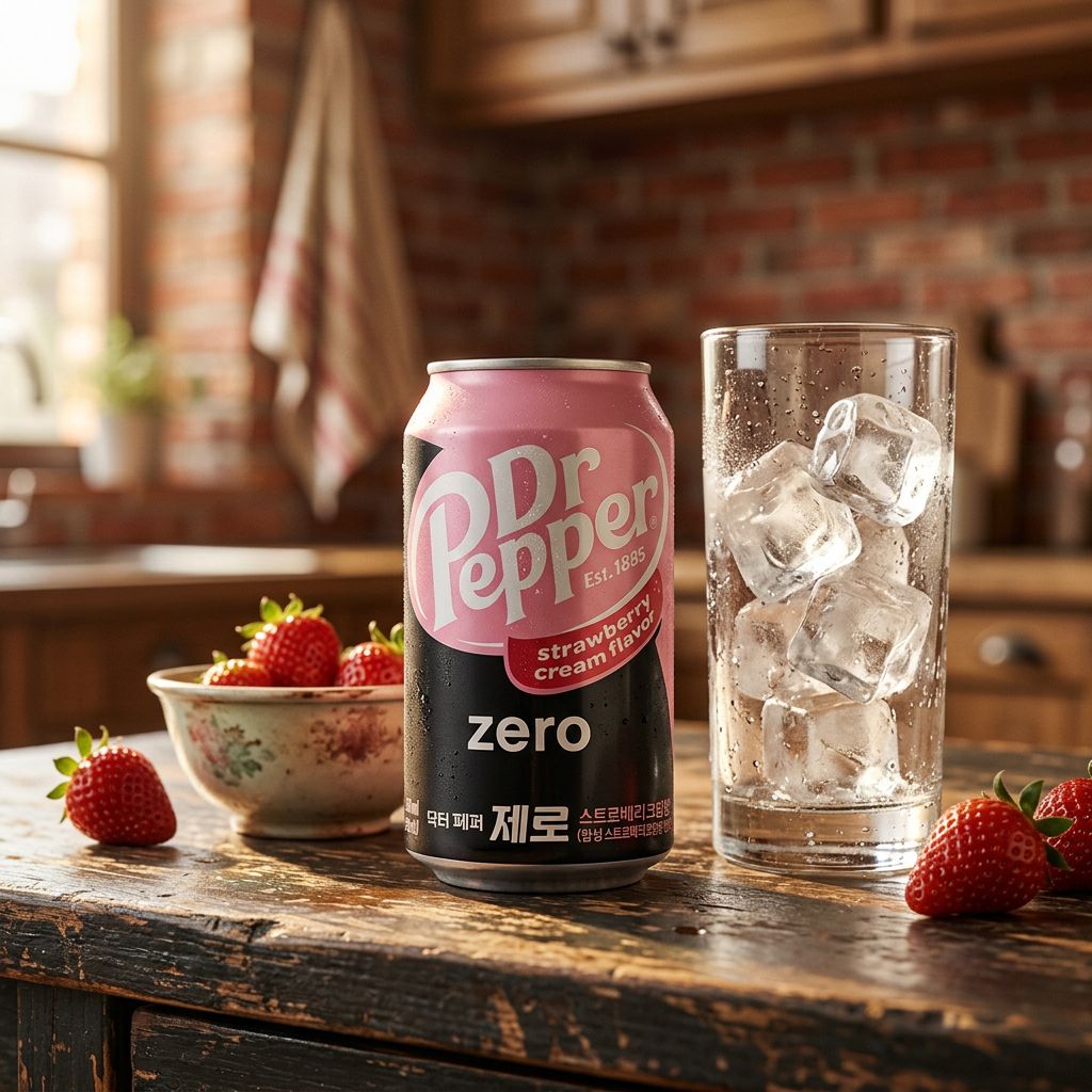 Dr Pepper Zero Aardbeienroomsmaak