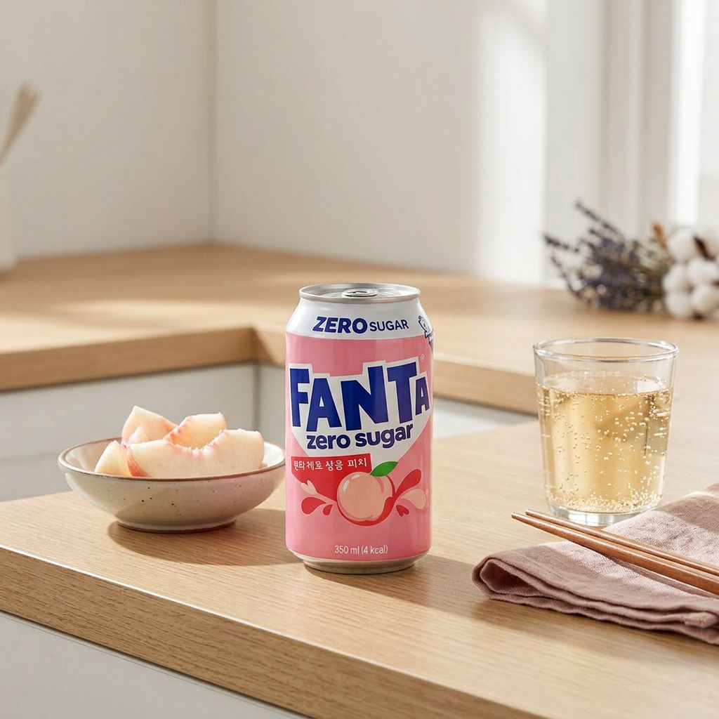 Fanta Korea Zero Sugar Peach