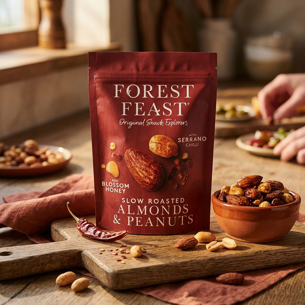 Forest Feast Serrano Chilli Honey Almonds & Peanuts