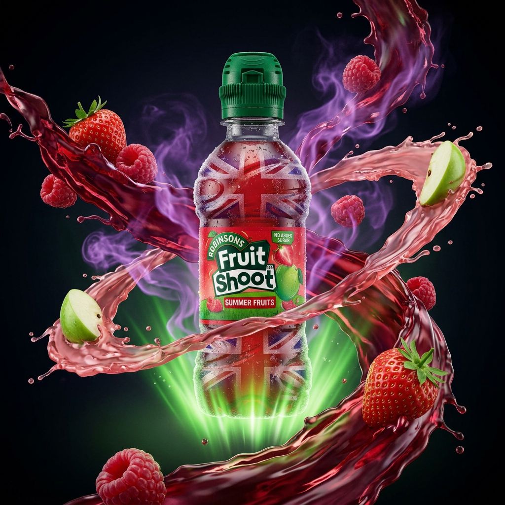 Fruit Shoot Summer Fruits Big, boisson fruitée pomme fraise framboise format maxi, importée du Royaume-Uni, disponible sur My American Shop