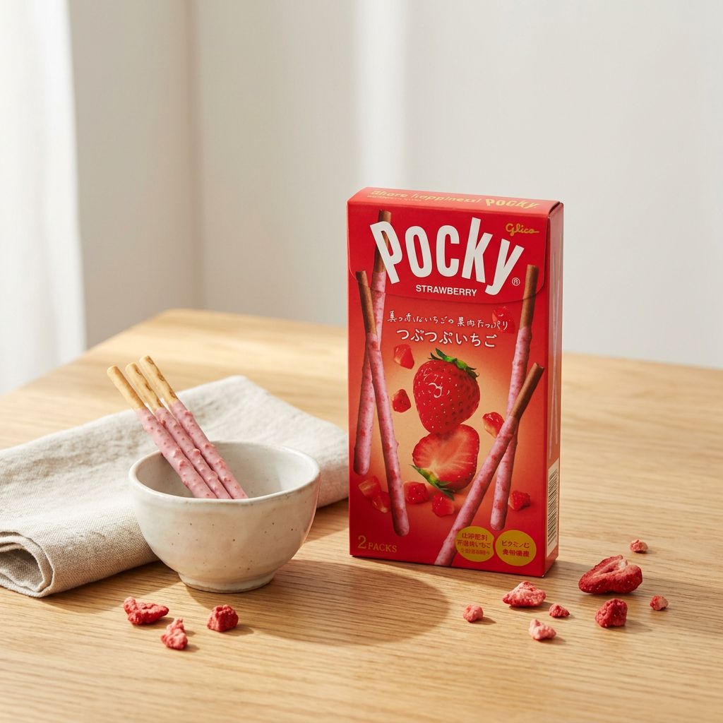 Glico Pocky Tsubu-Tsubu Strawberry