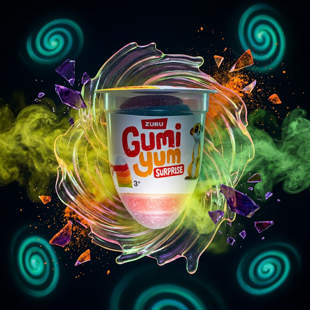 Gumi Yum Surprise Egg, bonbon gummy oeuf peel & reveal viral TikTok, disponible sur My American Shop