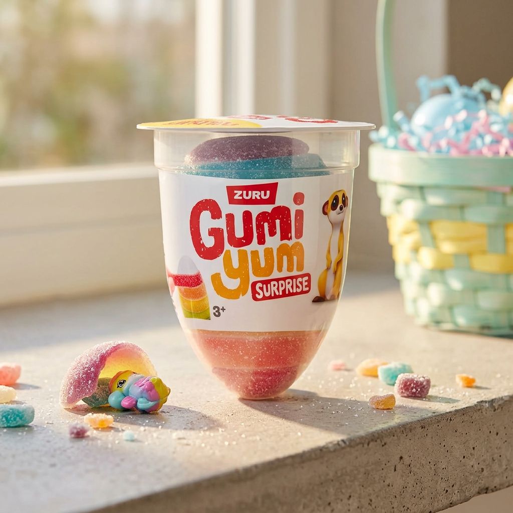 Gumi Yum Surprise Egg, bonbon gummy oeuf peel & reveal viral TikTok, disponible sur My American Shop