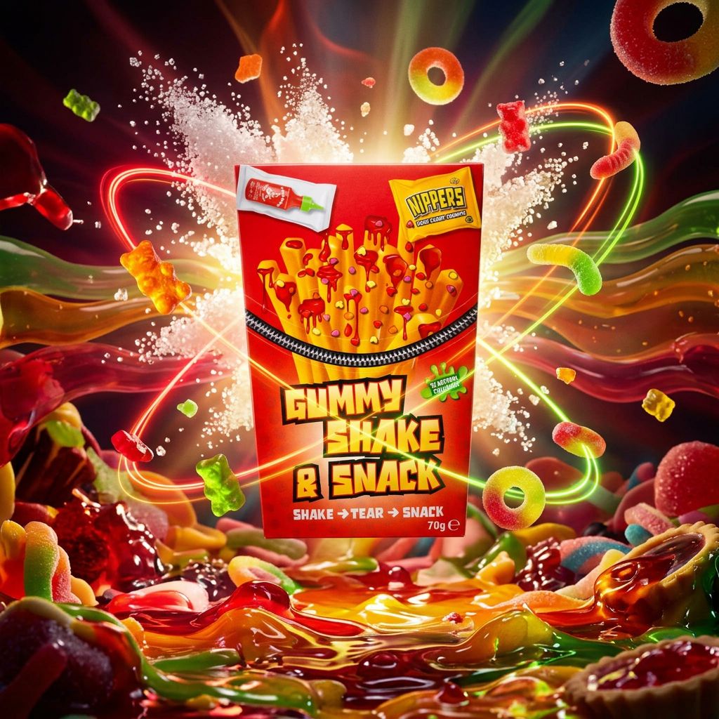Gummy Shake & Snack, bonbon gummy americain format shake interactif importe des USA, disponible sur My American Shop