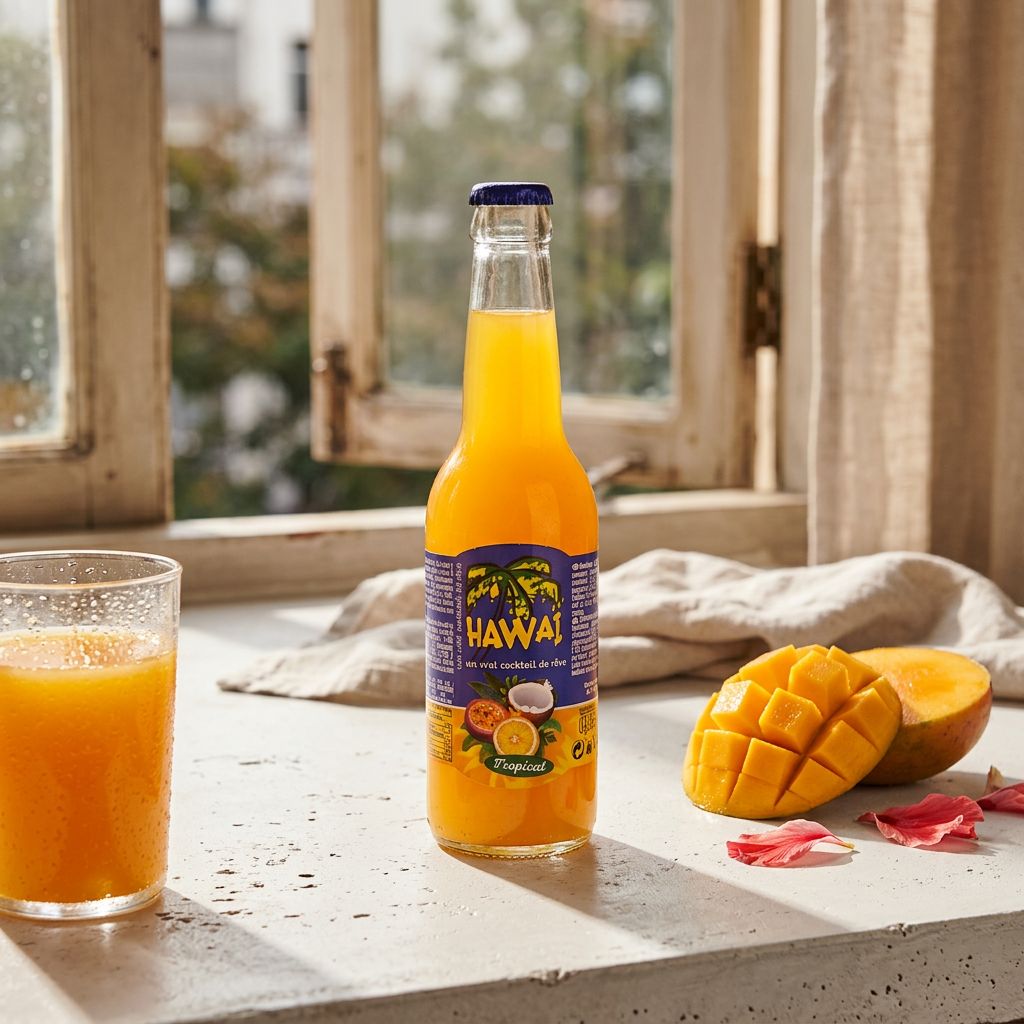 Hawaï Glass Bottle Tropical, boisson premium importée des USA en bouteille de verre, disponible sur My American Shop