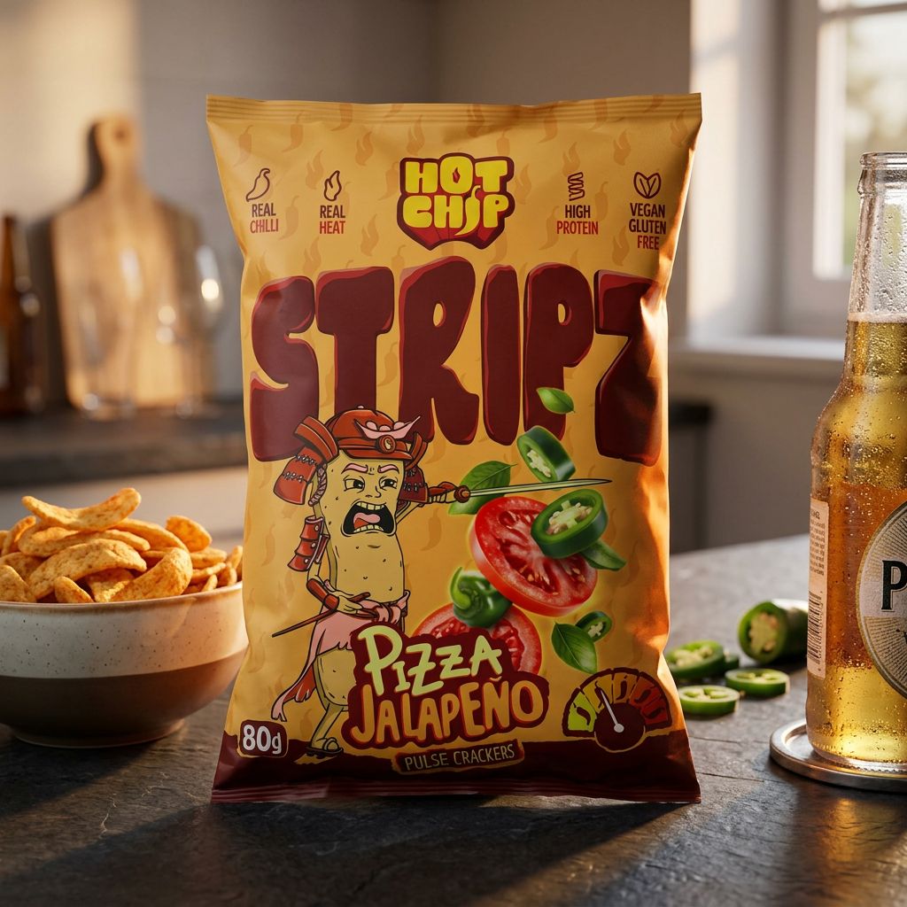 Hot Chip Stripz Jalapeno-pizza