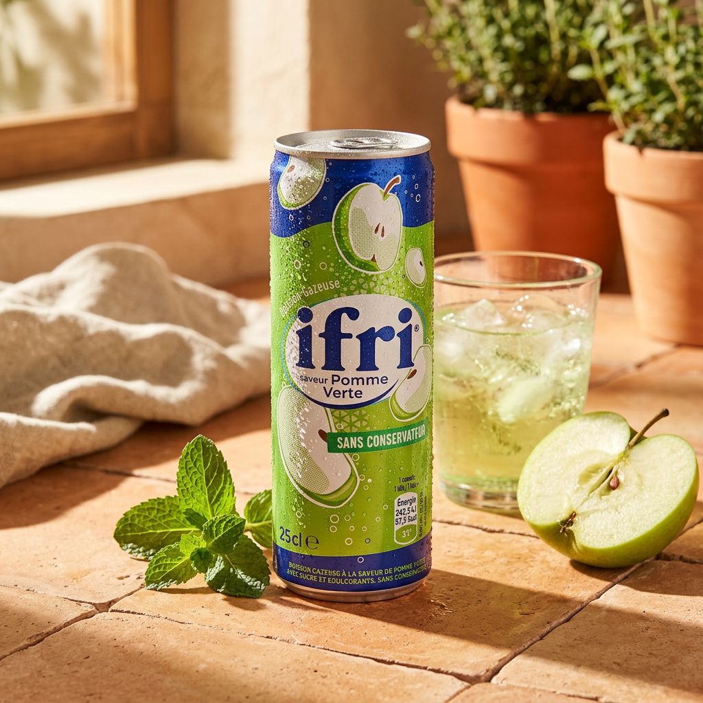 Ifri koolzuurhoudende groene appel