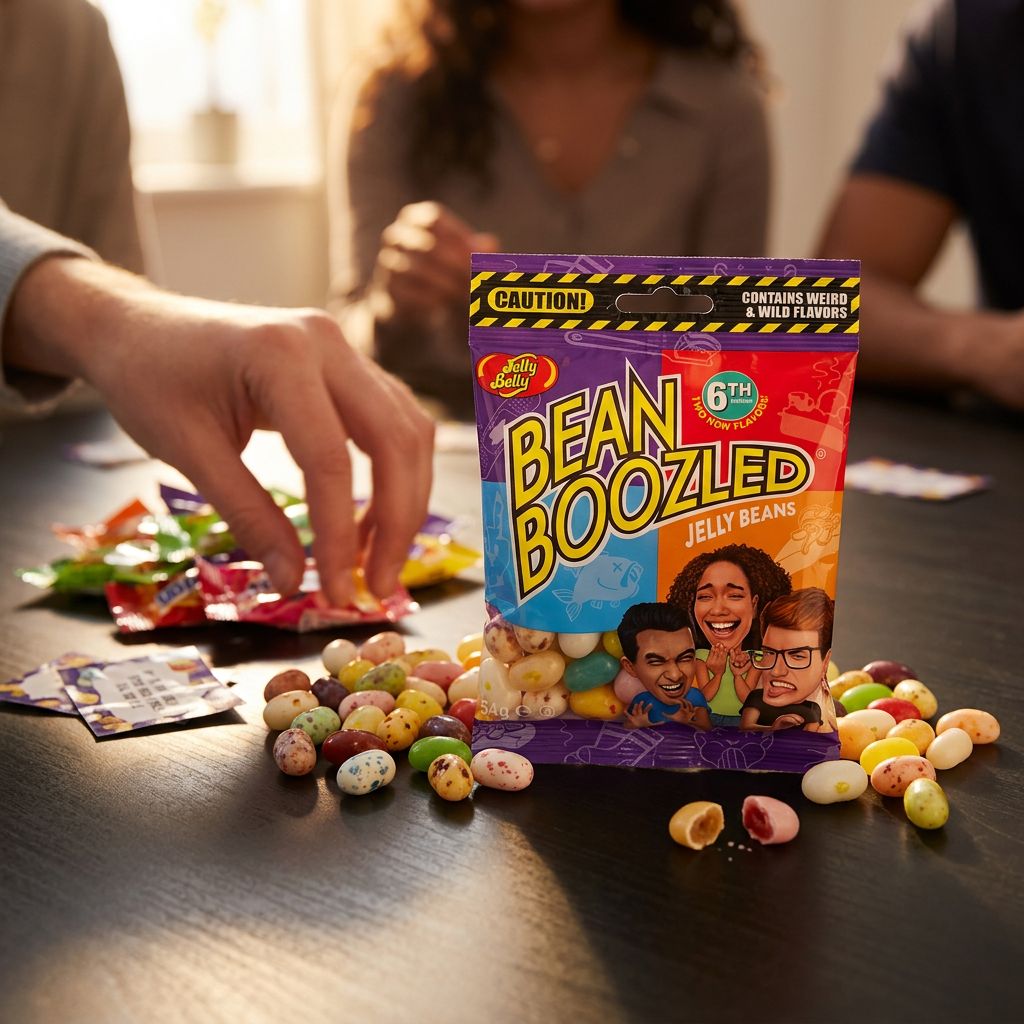 Jelly Belly Bean Boozled sachet bonbons défi saveurs surprises importé USA, disponible sur My American Shop
