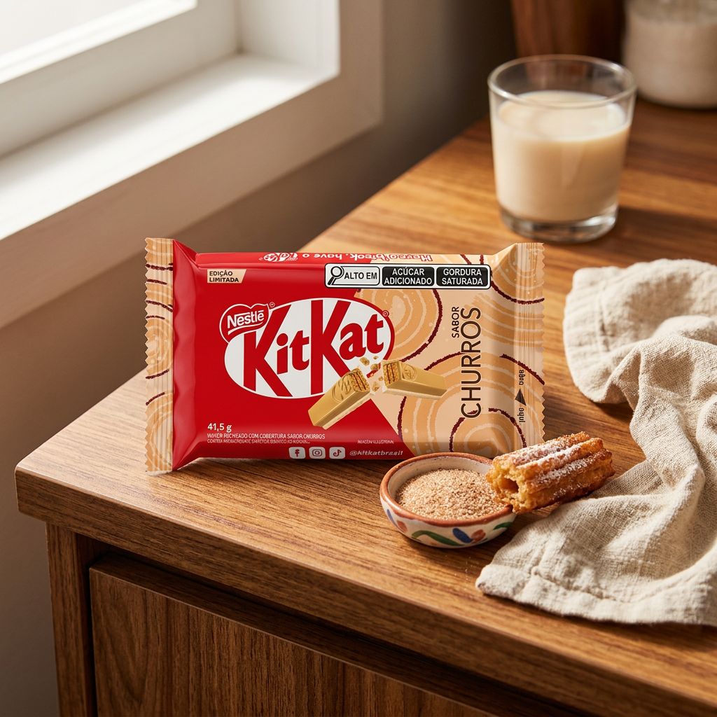 Kit Kat Churros, barre chocolatée édition limitée saveur churros caramel importée des USA, disponible sur My American Shop