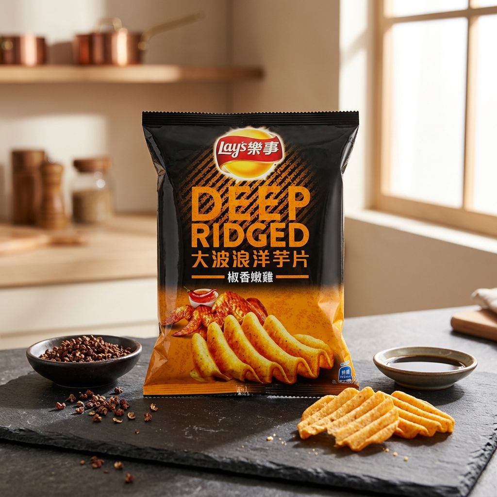 Lay's China diepgeribbelde kippenvleugels