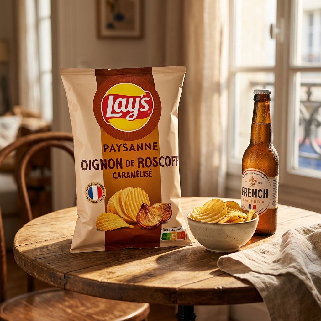 Lay's Paysanne gekarameliseerde Roscoff-ui