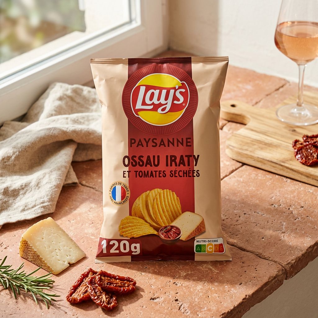 Lay's Paysanne Ossau-Iraty & Zongedroogde tomaat