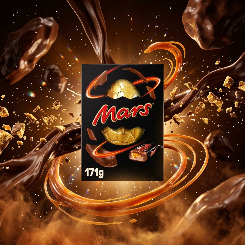 Mars Milk Chocolate Large Egg, grand oeuf de Paques au chocolat au lait, format XXL, disponible sur My American Shop