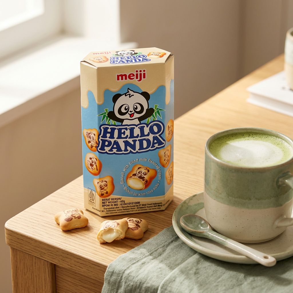 Meiji Hello Panda Milk