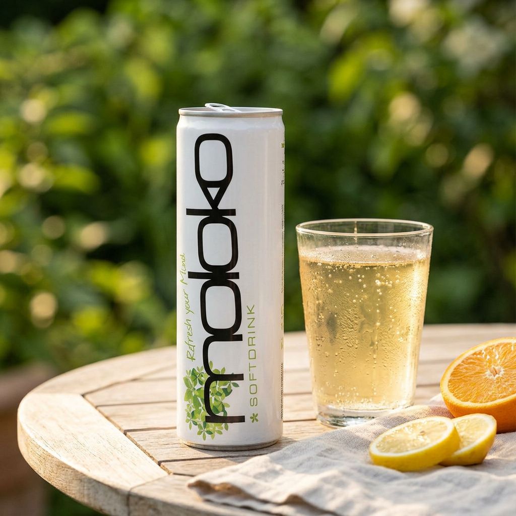 Moloko Lemonade gazeuse citron orange avec extrait de malt, boisson importée en bouteille, disponible sur My American Shop